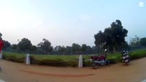 Sunday morning riding - INDIA GATE _ Rajpath _ Bajaj V15 _ Indian bikers _ motovlog _ rtr
