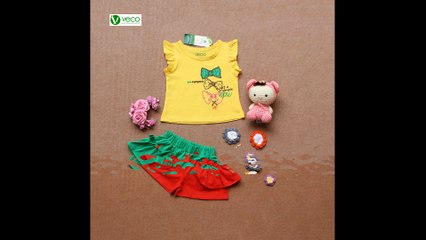 QUẦN ÁO TRẺ EM GIÁ SỈ TẠI HÀ NỘI - BỘ SỌT BÈO 3 NƠ