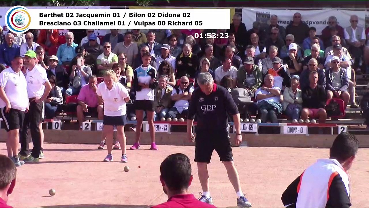 Demi-finales des Super 16 féminin et masculin, 105ème édition des Tournois Boulistes de Pentecôte, Sport Boules, Lyon 2017