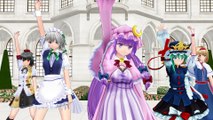 【東方MMD】四季映姫・射命丸文・アリスマーガトロイド・パチュリーノーレッジ・十六夜咲夜が「気まぐれメルシィ」を踊ってもらいました