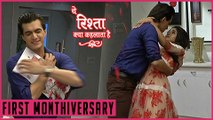 Kartik And Naira First MONTHIVERSARY  Romantic Moment  Yeh Rishta Kya Kehlata Hai  TellyMasala