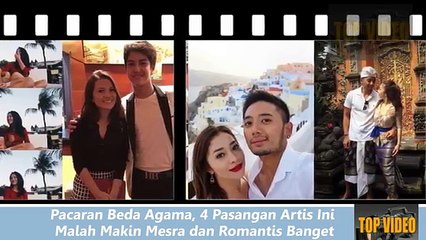 79.Pacaran Beda Agama, 4 Pasangan Artis Ini Malah Makin Mesra dan Romantis Banget