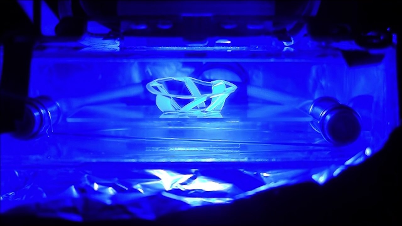 Watch this origami fold itself