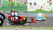 Traktor z Przyczepą i Maszyny Budowlane | Zabawa dla dzieci - Bajki o Samochodach