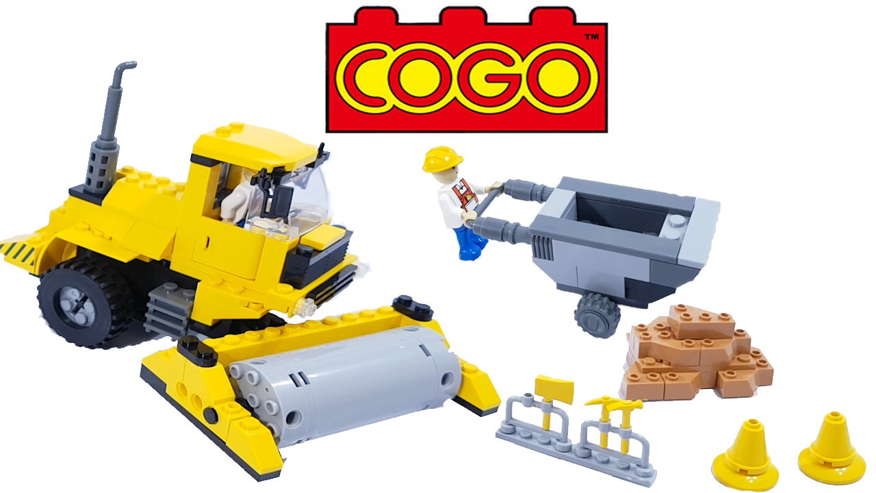 COGO  Road Roller Lego 3710
