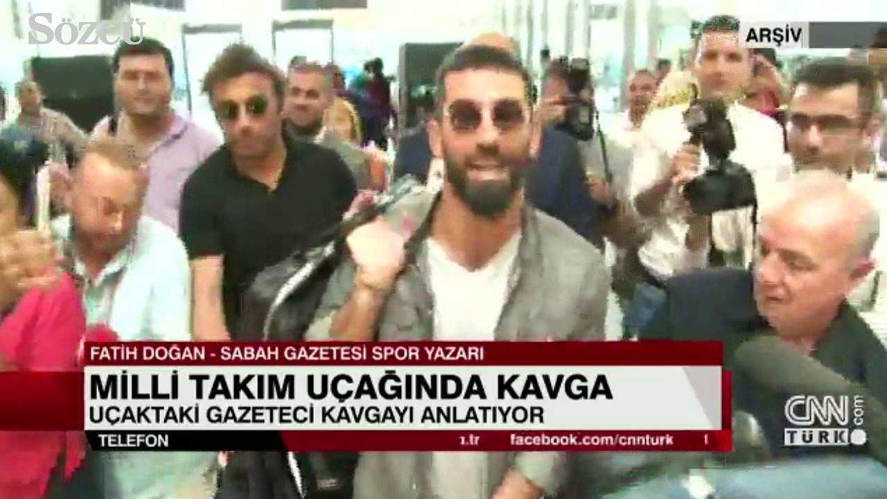 Arda Turan'ın Bilal Meşe'ye saldırısı sırasında uçakta neler oldu?