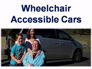 Wheelchair Accessible Cars