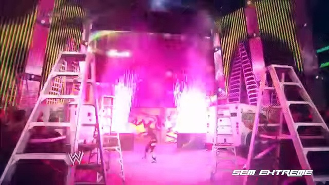 wwe money inthe bank ladder match 2014 highlights - YouTube