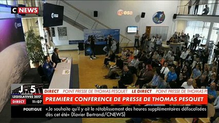 Thomas Pesquet évoque les premières sensations qu'il a eu en arrivant sur Terre - Regardez