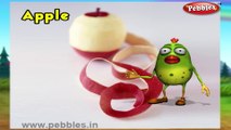 Apple | 3D animated nursery rhymes for kids with lyrics  | popular Fruits rhyme for kids |Apple song | fruits songs | Funny rhymes for kids  | cartoon | 3D animation | Top rhymes of Fruits for children