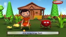 Cherry | 3D animated nursery rhymes for kids with lyrics  | popular Fruits rhyme for kids | Cherry song | fruits songs | Funny rhymes for kids  | cartoon | 3D animation | Top rhymes of Fruits for children
