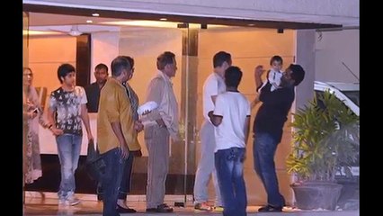 Salman Khan Family At Arpita Khan House in Mumbai