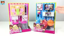 Barbie Evi Oturma Odası Ve Yemek Masası Seti Barbie Türkçe Paket Açma Oyuncak Yap