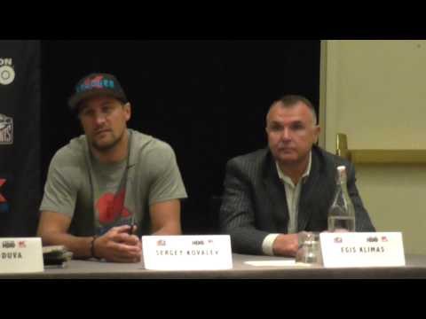 boxing champ sergey kovalev answers media questions - EsNews boxing