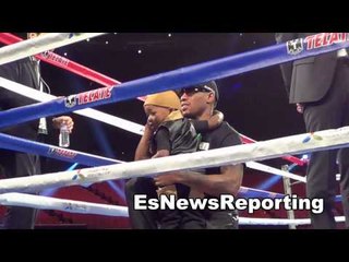 Golovkin vs Monroe Jr POST press conference in RING!