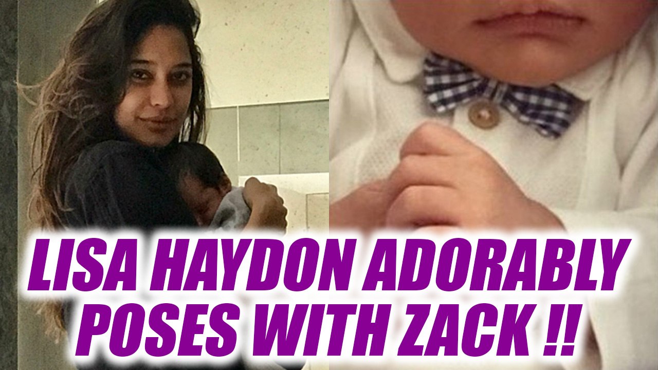 Lisa Haydon SHARES adorable picture with her boy ZACK; Watch | FilmiBeat