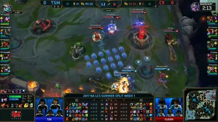 Highlights: Team SoloMid vs Cloud9 - 2017 NA LCS Summer Split