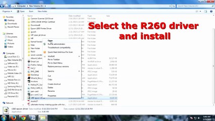 Epson L800, L805, L810 rinter Dri