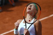 Kristina Mladenovic, en cinq tournois de grand chelem