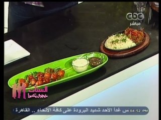 #الستات_مايعرفوش_يطبخوا - جمبري بالسمسم والفلفل - أسياخ الفراولة بالكراميل