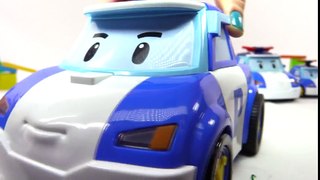 Kid's Toy Car Collection - Robocar Poli FAMILY! Robo Transformer Toy Collection Videos