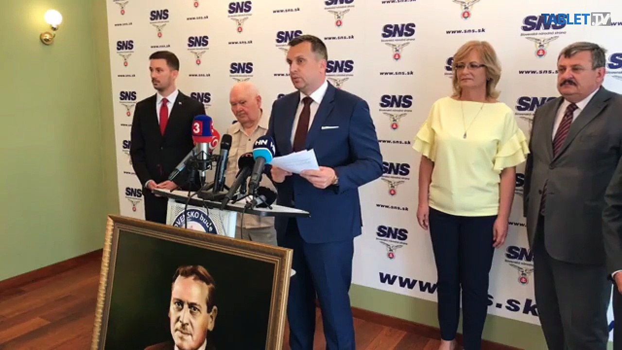 ZÁZNAM: TK predsedu SNS Andreja Danka