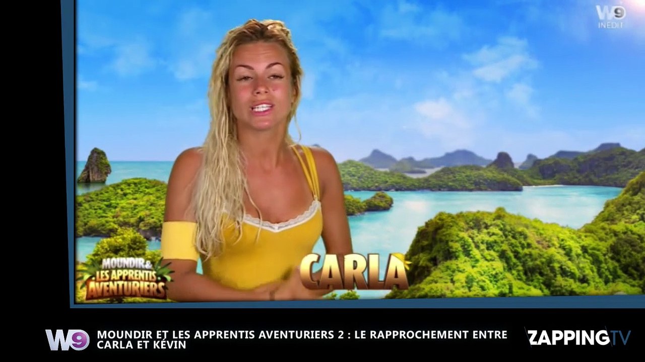 Moundir et les aventuriers 2 - Carla et Kevin : leur bain de minuit sexy ! (Vidéo)