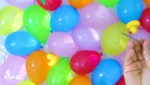 Воздушный шар надувные шарики цвета Семья палец Узнайте питомник рифма воды влажный 6