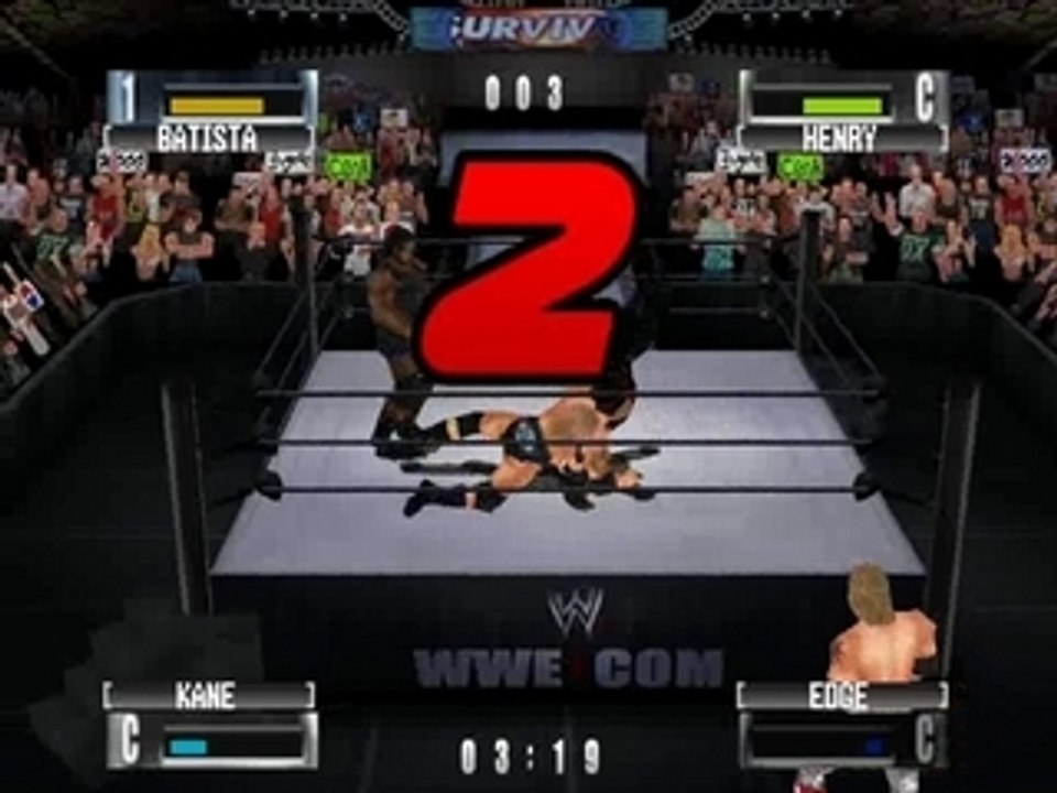 VWE - Batista vs Mark Henry vs Kane vs Edge