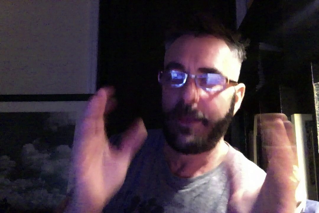 kirk and snuggles full moon sept 2016