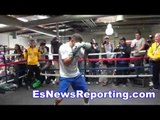 Gennady Golovkin In The Ring Throwing Punches - EsNews Boxing