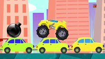 Sport Monster Lkw Auto Garage | Kinder Video | Kids Learn | Sports Monster Truck Car Garag