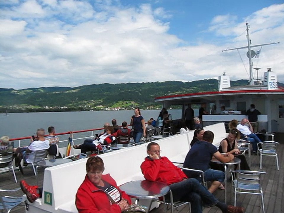 Fahrt über den Bodensee