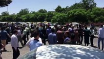 Iran-Mashhad-Protest clash against bank corruption