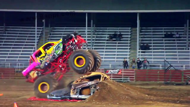 Monster Truck Toys for Kids - learn Shapes of the trucks while jumping and hiking _ Blippi Toys