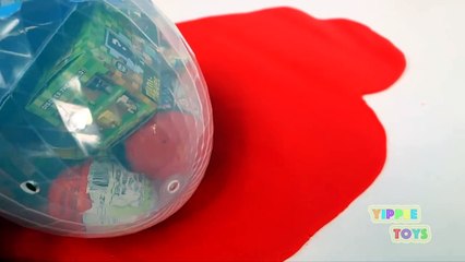 [Play-doh] How to Make Giant Spiderman Play Doh Surprise Egg Play Dough