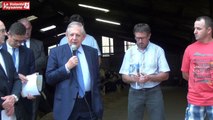 Le ministre de l'agriculture en Aveyron