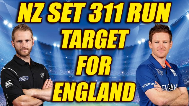 ICC Champions Trophy : England set 311 run target for New Zealand | Oneindia News
