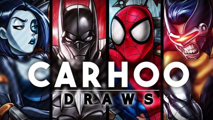 CARHOO Draws【 Hulk in Iron Man Suit 】