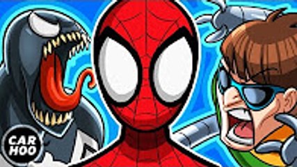 SPIDERMAN vs VENOM in Kamen Rider Style【 Marvel Superheroes Parody 】