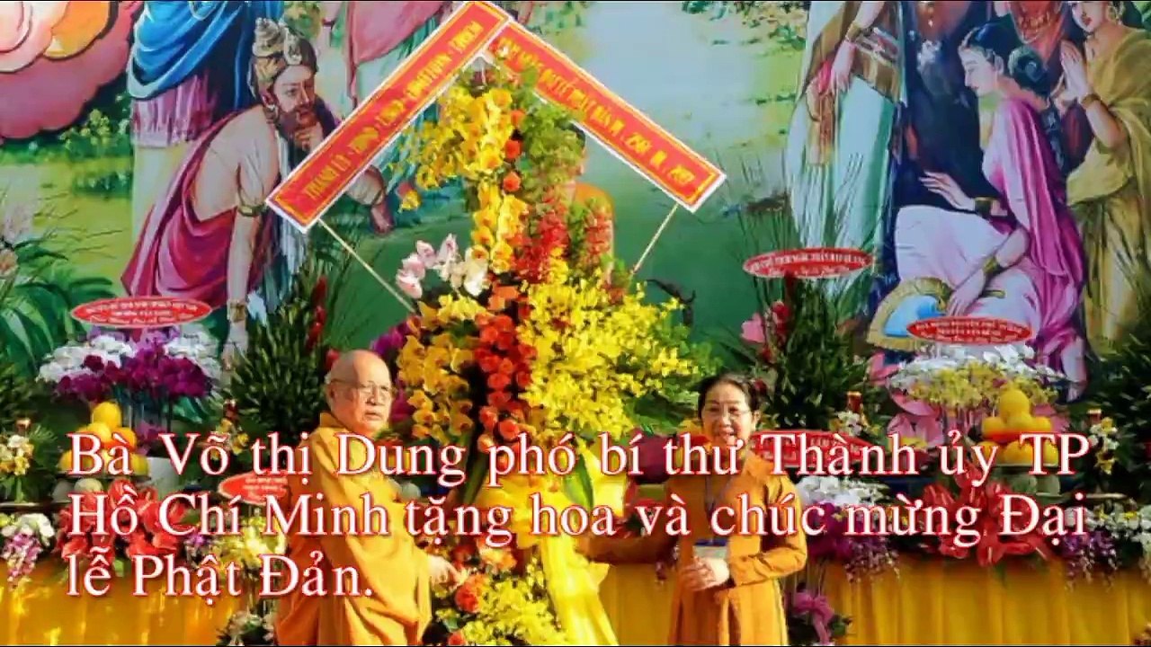 Các cấp chính quyền đã đến dự Đại Lễ Phật Đản (PL2561) tại TP HCM