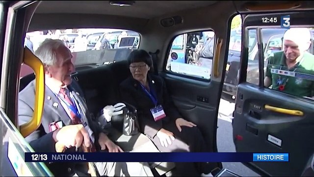 Anniversaire du Débarquement : des taxis Londoniens transportent des vétérans britanniques