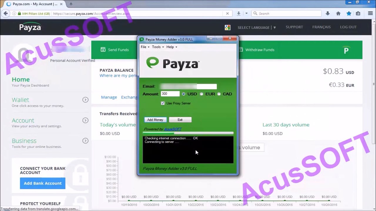 Generador de dinero Para Payza Hack Nuevo 2017