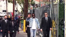 Sean 'P. Diddy' Combs Nearly Takes A Tumble At Jimmy Kimmel