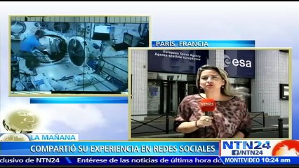 "El primer soplo de aire fresco” es como “una sobredosis de sensaciones”: astronauta francés Thomas Pesquet