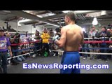 gennady golovkin full mitt workout - EsNews