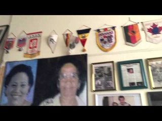Legendary Trainer Hector Roca shows off Memorabilia