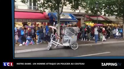 Notre-Dame de Paris : Un policier agressé au marteau, l'assaillant neutralisé (Vidéo)