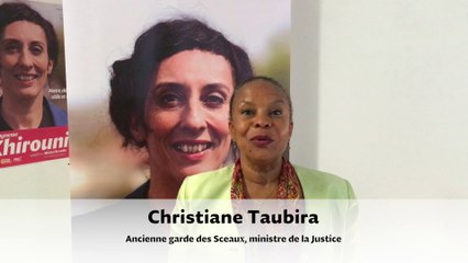 Chaynesse Khirouni 2017 - Message de Christiane Taubira