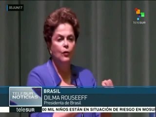 Gob. de facto busca acatar con programas sociales, denuncia Rousseff